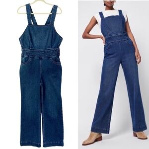 Faherty Avenue Jumpsuit Dark Indigo Wash Sz L
